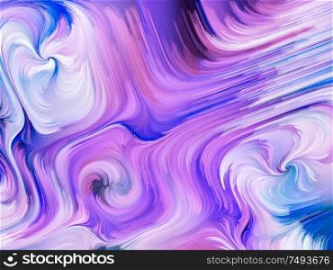 Variegated Texture. Wallpaper Paint series. Backdrop of colorful background lines for use in projects on art, design, creativity and imagination