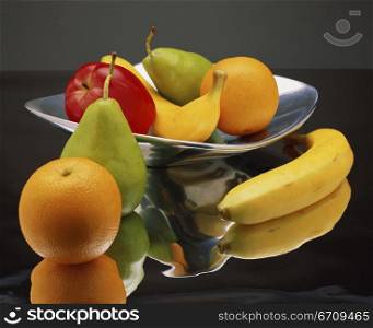 Variety of fruits in a bowl