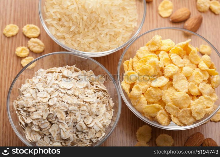 various cereals