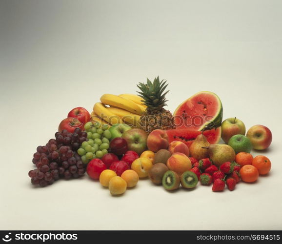 various fruit and vegetable items