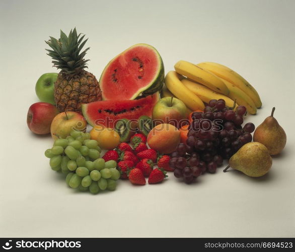 various fruit and vegetable items