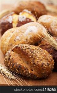 various healthy bread