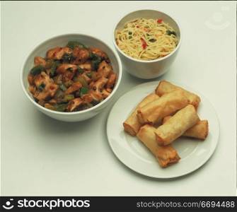 various indian food items
