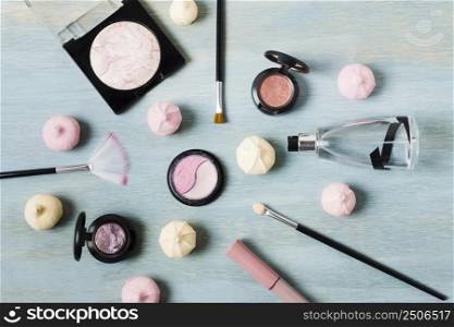 various makeup products sweets