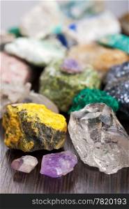 various minerals