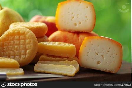 Various types of portuguese cheese