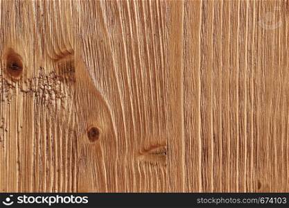 Varnished wood surface is of natural color. Wood pattern. Texture, nature background.