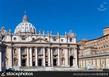 Vatican. The area before St. Peter&rsquo;s Cathedral