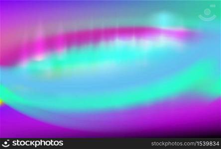 Vector abstract background wih Northern Lights or Aurora Borealis. Design for website, company presentation, business card.