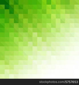 Vector Abstract green geometric technology background with triangle