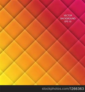 Vector Abstract squared background - yellow, orange and red