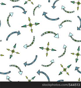 Vector arrows seamless pattern. Wallpaper, pattern fills, textile, web page background. Vector arrows seamless pattern. Wallpaper, pattern fills, textile, web page background, surface textures