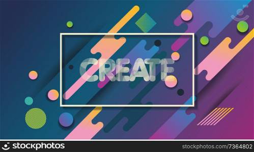 Vector backgroundwith abstract shape.