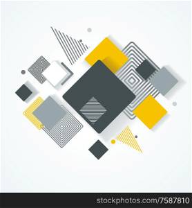 Vector design template banners, flyers and posters with abstract shapes
