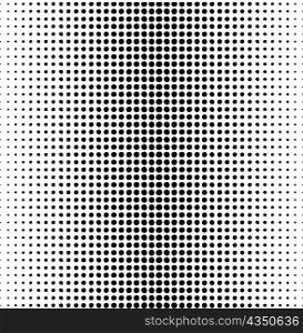 vector dots pattern on a white