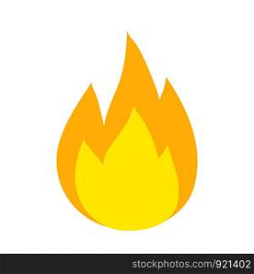 vector fire flames sign illustration isolated, stock vector fire icon