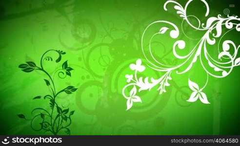 vector flowers 2 loop