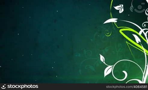 vector flowers 3 loop