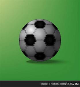 Vector football logo on illustrator program for graphic design.