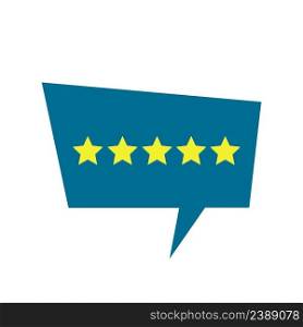 Vector golden isolated five stars. Customer feedback concept. Vector 5 stars rating review.. Vector golden isolated five stars. Customer feedback concept. Vector