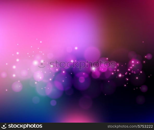 Vector illustration Abstract holiday light background with bokeh. Abstract holiday light background with bokeh