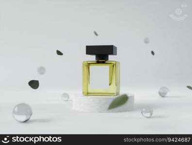 vector perfume haute couture illustration beauty stylish liquid aromatherapy perfume cosmetic