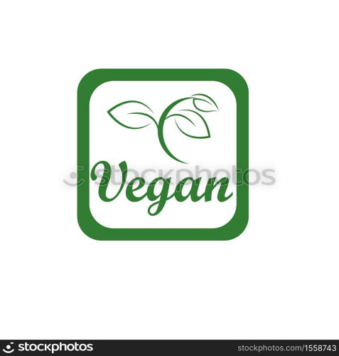 Vegan-icon.-Abstract-leaf-set-isolated-on-white-background