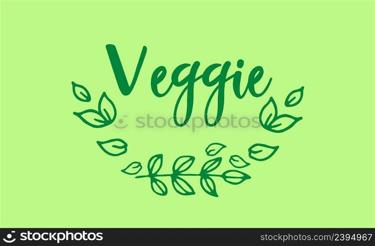 Vegan Logo. Raw, Healthy Food Badge, tag for Cafe, Restaurants and Packaging. Vegan Logo. Raw, Healthy Food Badge, Restaurants and Packaging