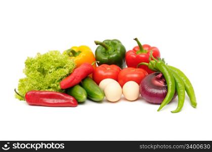 vegetable isolated on a white