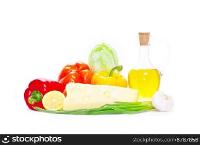 vegetable isolated on a white background