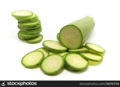 Vegetable marrow. Isolated object.