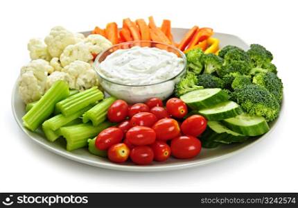 Vegetables and dip