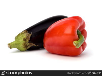 vegetables isolated on white backgroun close up