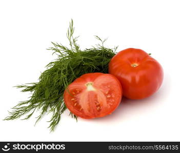 vegetables isolated on white background