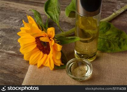 vegetal oil sunflower. vegetal oil, organic sunflower oil, beautiful yellow sunflower