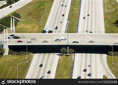 Vehicles moving on the road, Interstate 4, Orlando, Florida, USA