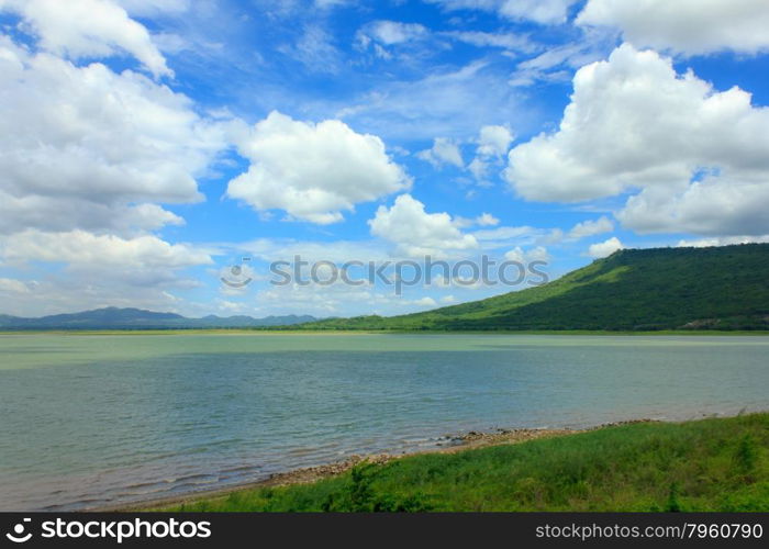 Veiw of Lam ta kong Lake, Thailand