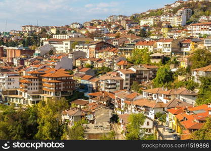 Veliko Tarnovo in a beautiful summer day, Bulgaria