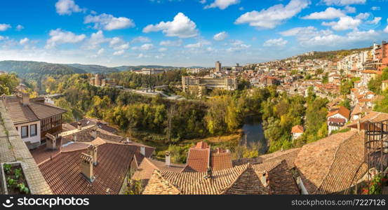 Veliko Tarnovo in a beautiful summer day, Bulgaria