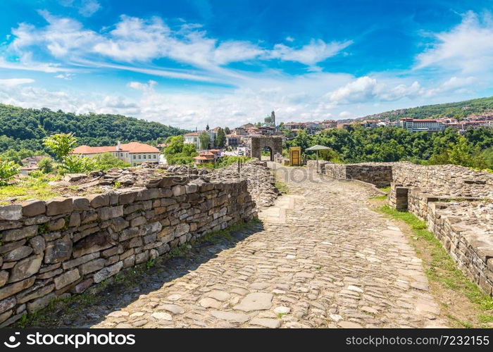 Veliko Tarnovo in a beautiful summer day, Bulgaria