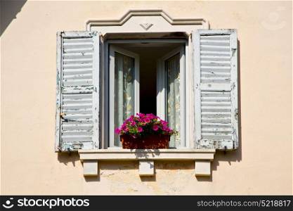 venegono window varese palaces italy abstract sunny day wood venetian blind in the concrete brick
