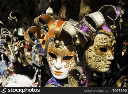 Venetian carnival masks on sale market