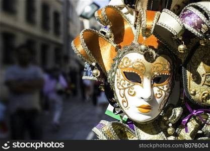 Venetian carnival masks on sale market