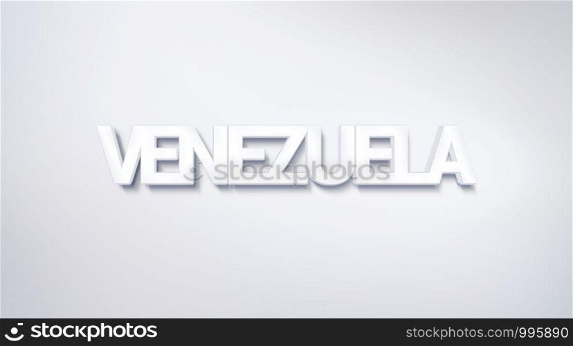 Venezuela, text design. calligraphy. Typography poster. Usable as Wallpaper background
