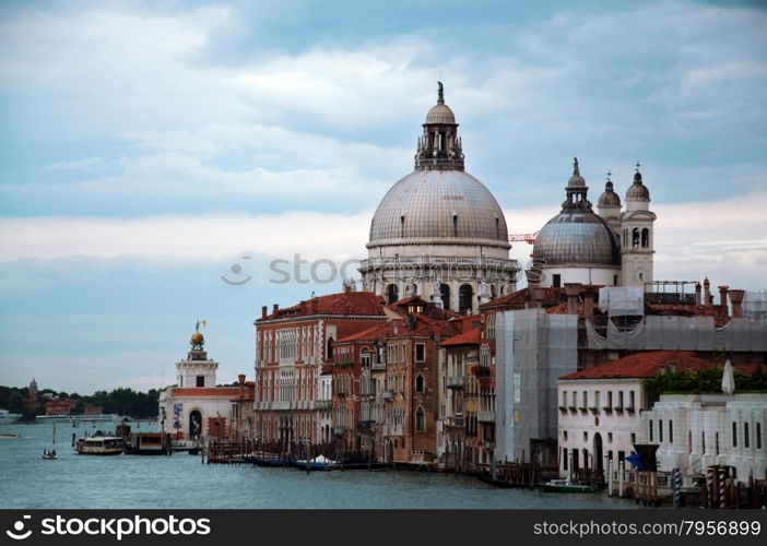 Venice city italy Basilica of Saint Mary of Health landmark architecture