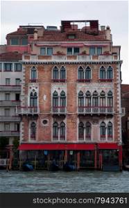 venice city italy genuine house facade architecture