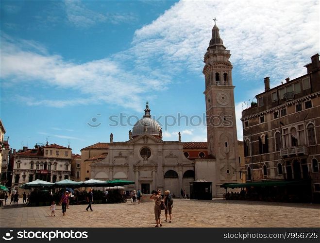 Venice city italy Santa Maria Formosa church landmark architecture editorial 08.16.2010