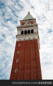 Venice city italy Staint Mark Campanile landmark architecture tower detail