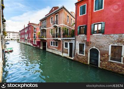 Venice is situated across a group of islands that are separated by canals and linked by bridges. Gondola is a traditional, flat-bottomed Venetian rowing boat