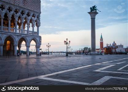 Venice, Italy - Piazza San Marco at sunrise